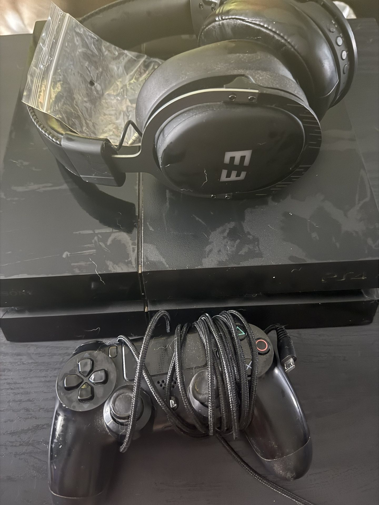 PS4 With Controller And Wireless Headset