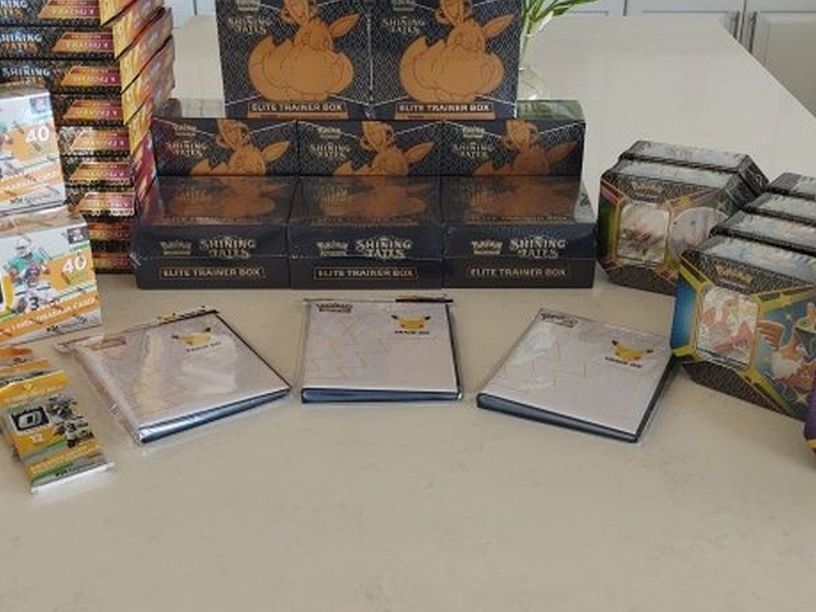 Shining Fates Pokemon Pikachu V Box, ETBs and V Tins