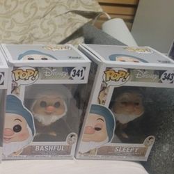Disney Bashful And Sleepy Funko