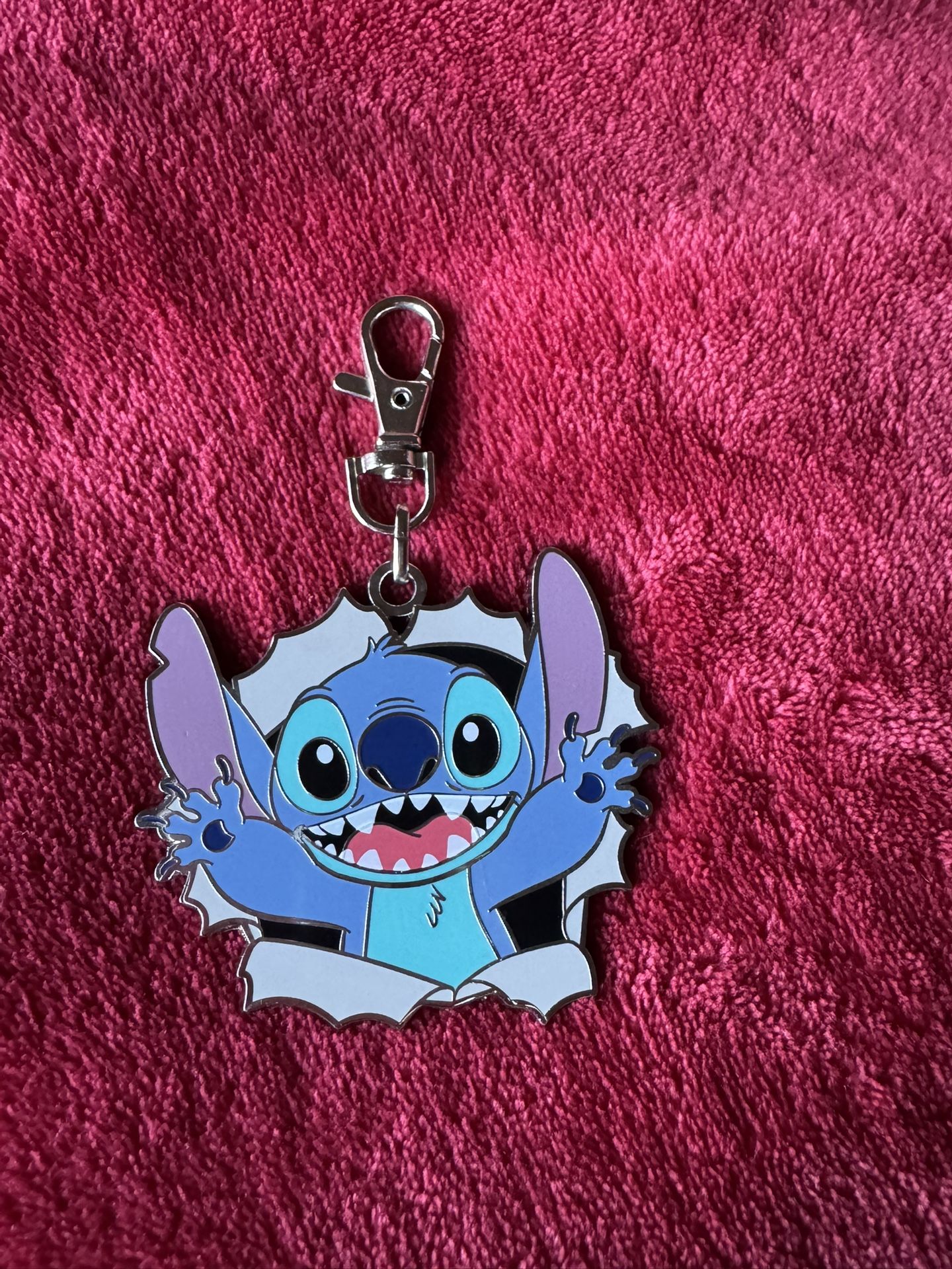Disney Parks Collection, Large Stitch Key Chain,  New Item