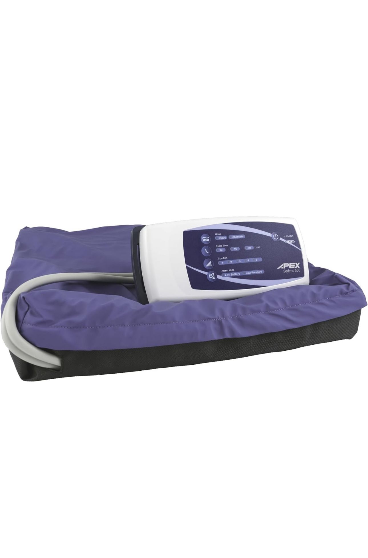 Alternating Pressure Wheelchair Cushion by MobiCushion - Pneumatic Air Pillow - Relief for Pressure Sores – Low air Loss - Reduces Pressure While