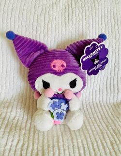 Hello Kitty & Friends Spring Bouquet Kuromi Plush Sanrio 6”