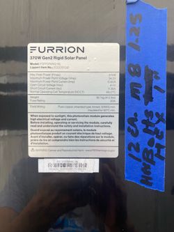 Furrion 370W Solar Panel