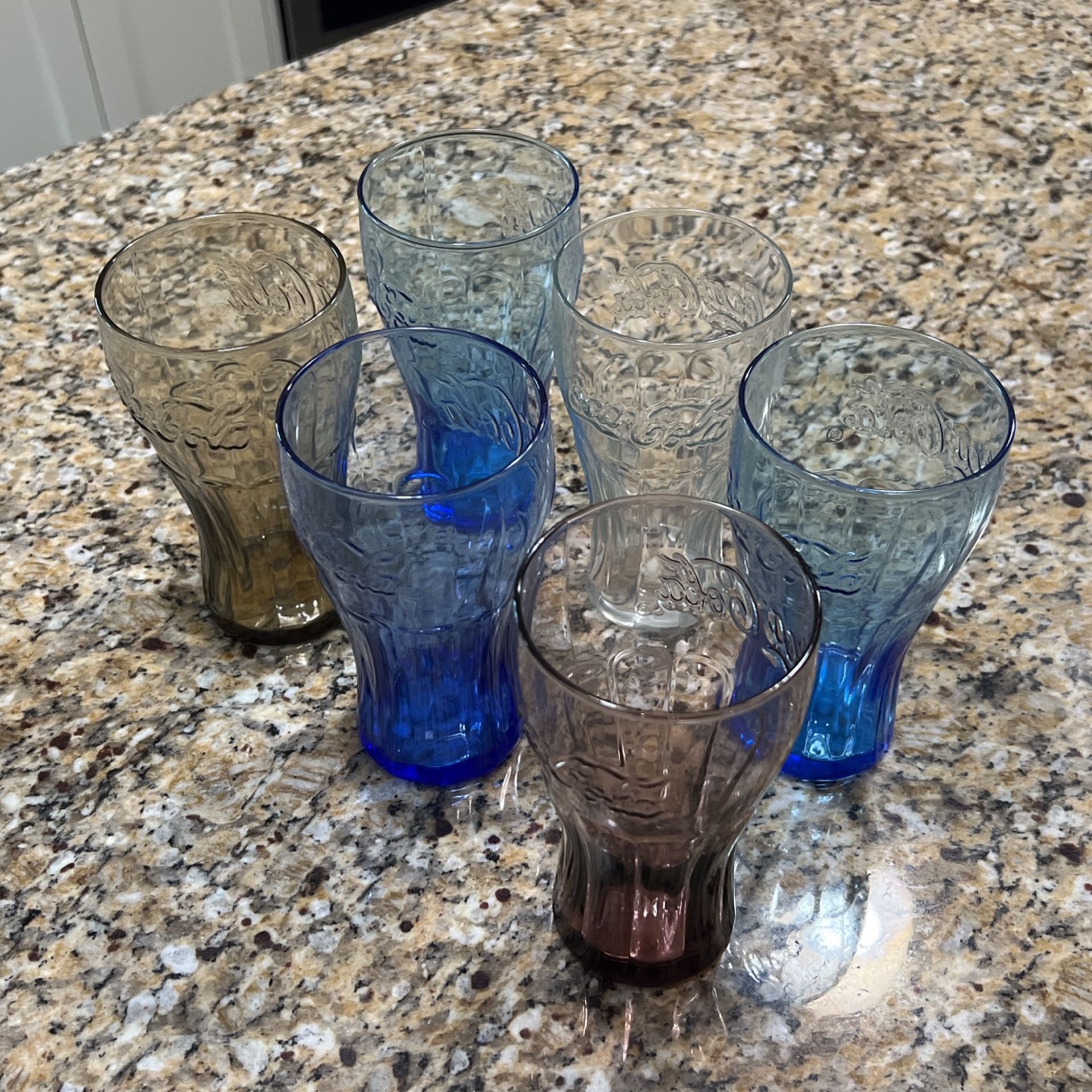 6 Coca Cola Glass Glasses