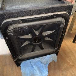 Ported Subwoofer Box, 12 Inch Kicker L7 & Avionixx AXA 900M Amp