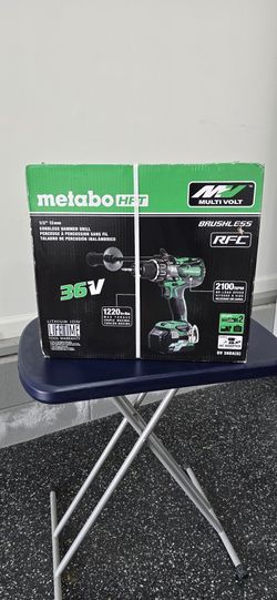 Metabo Cordless Hammer Drill with Batteries