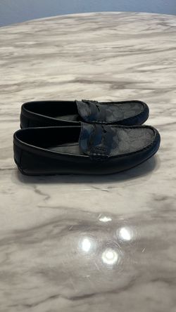 Coach Men's Black Signature Loafers