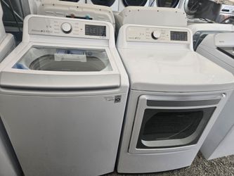 Lg Washer And Dryer Set Electric Lavadora Topload