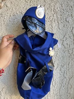 Small dog police costume