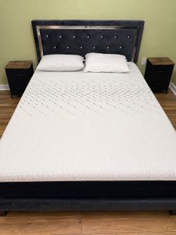 Queen Bed Frame and Headboard