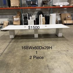 Conference Tables! We Also Have Standing Desks, Conference Chairs, Task Chairs, And Monitor Arms!