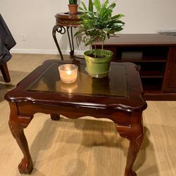 Cherry Wood End Table 