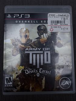 PS3 Game — Army of Two The Devil’s Cartel