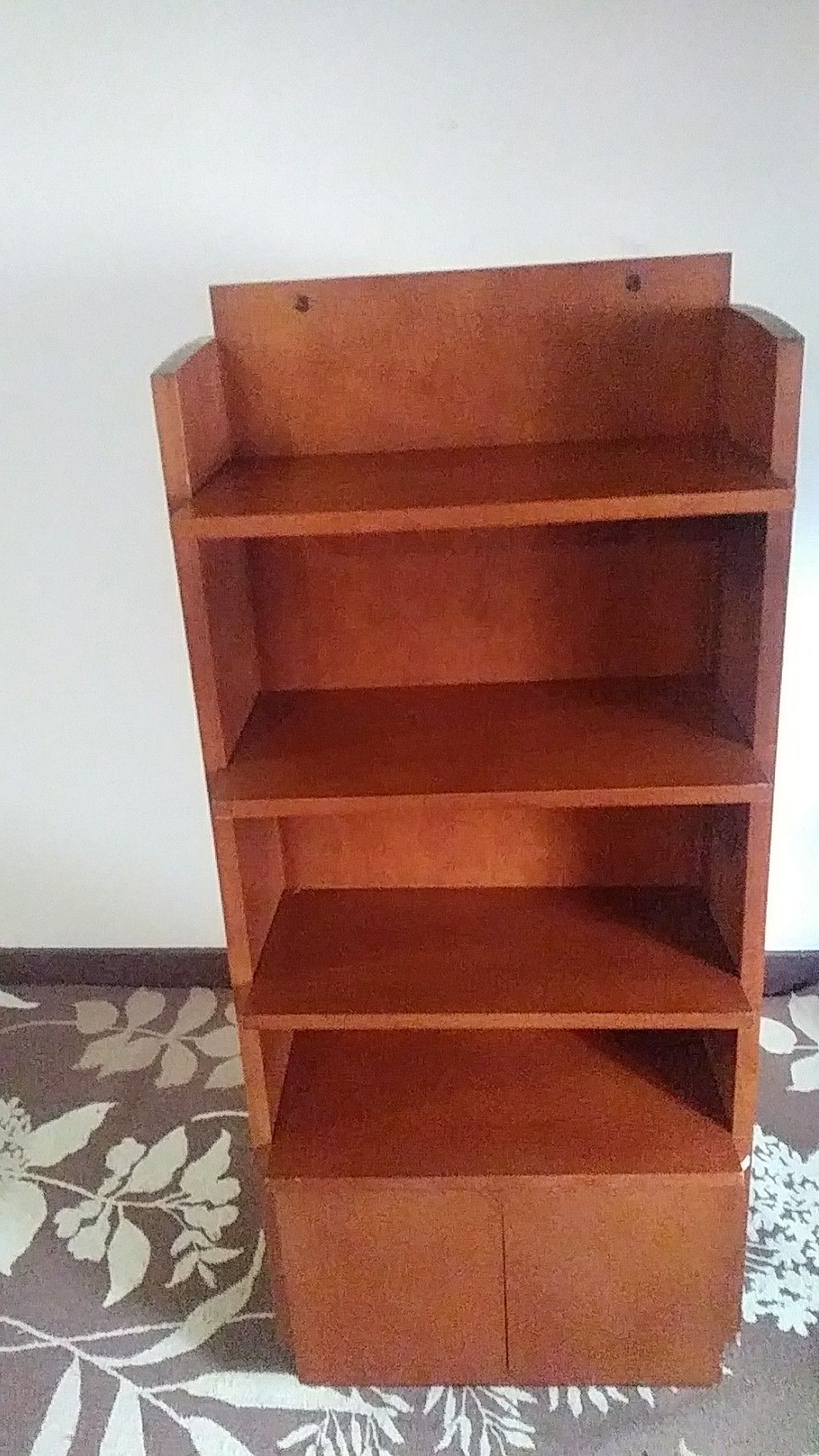 Store standing shelf -Solid wood