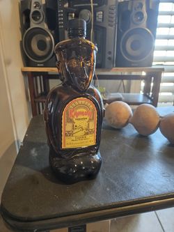 Empty Vintage Kahlua Bottle