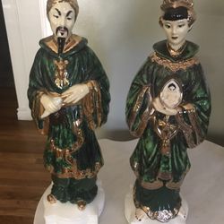 Set Of Porcelain  Dolls