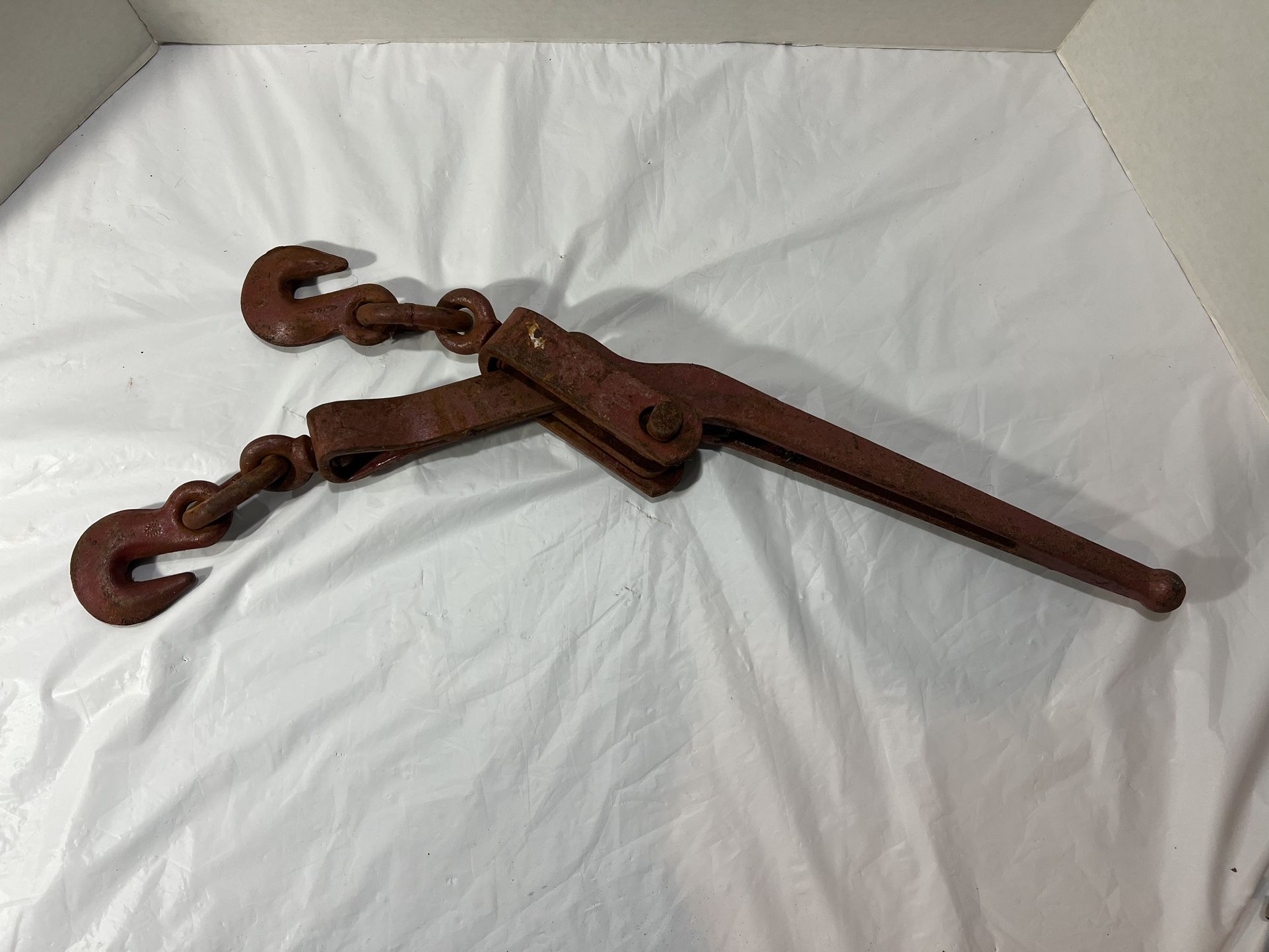 DIXIE 5/16" X 3/8" Lever Chain Load Binderw/Grab Hooks-Well 5400 LBS MBS19000LBS