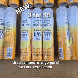 New Garnier Fructis Dry Shampoo $8 Retail Each 
