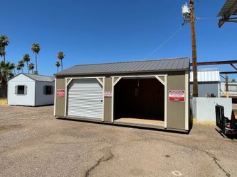 The Ultimate Backyard Workshop: 12x24 Double Roll-Up Building