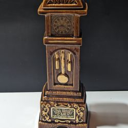 Ezra Brooks Grandfather Clock Whiskey Decanter

