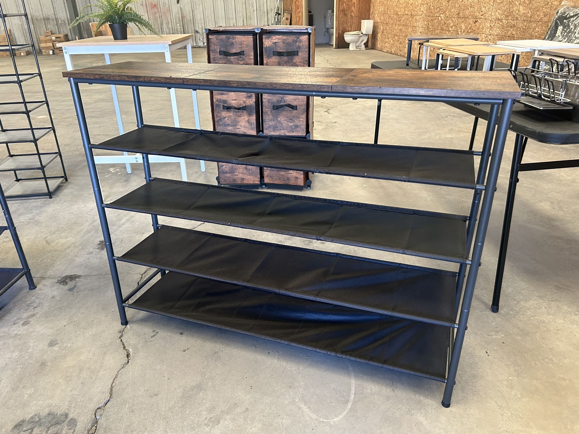 5 Tier Shoe Storage Rack for 20/24 pairs of shoes