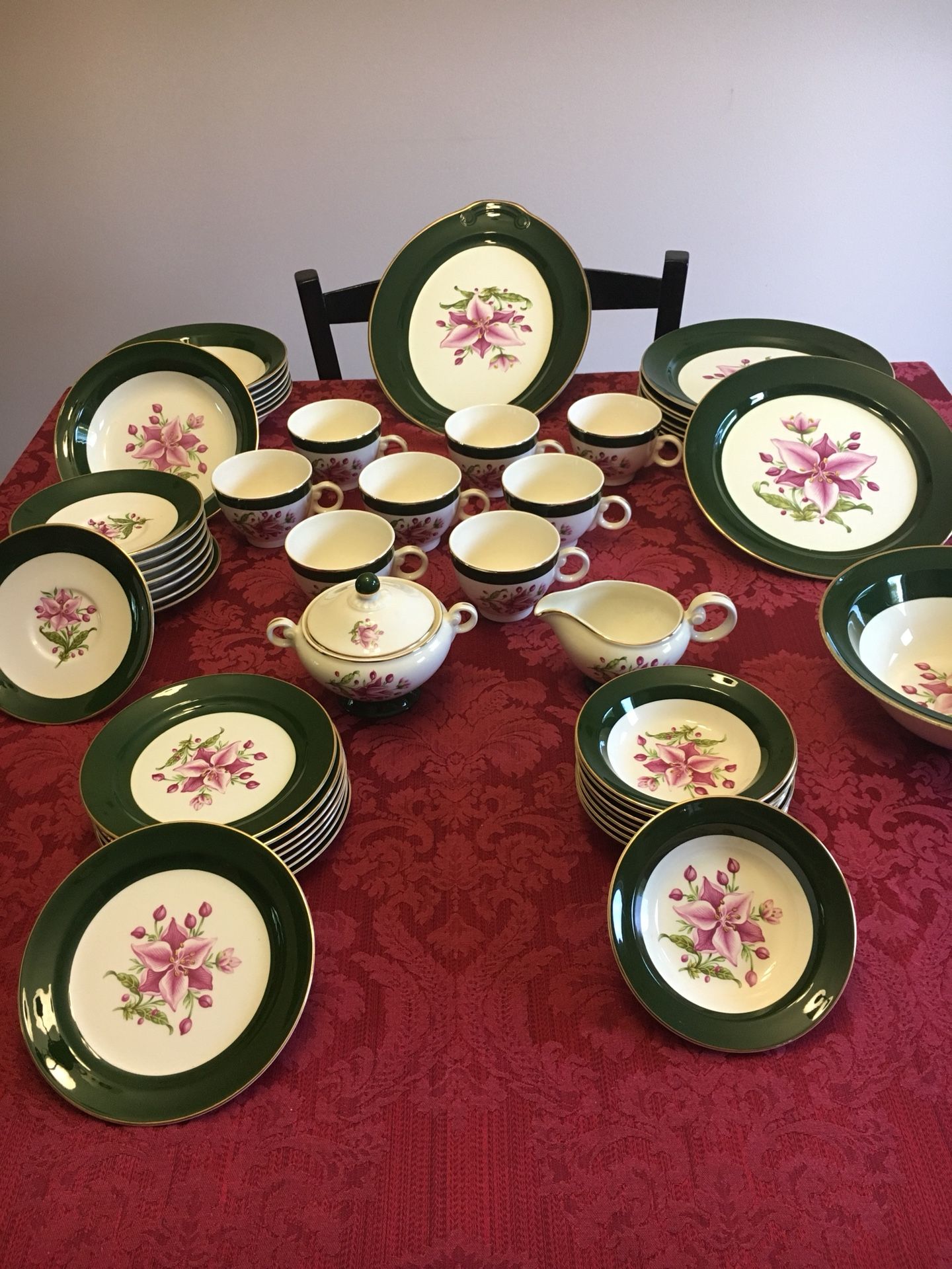 Taylor Smith & Taylor vintage Appalachian Heirloom-Bonnie dinner set ...