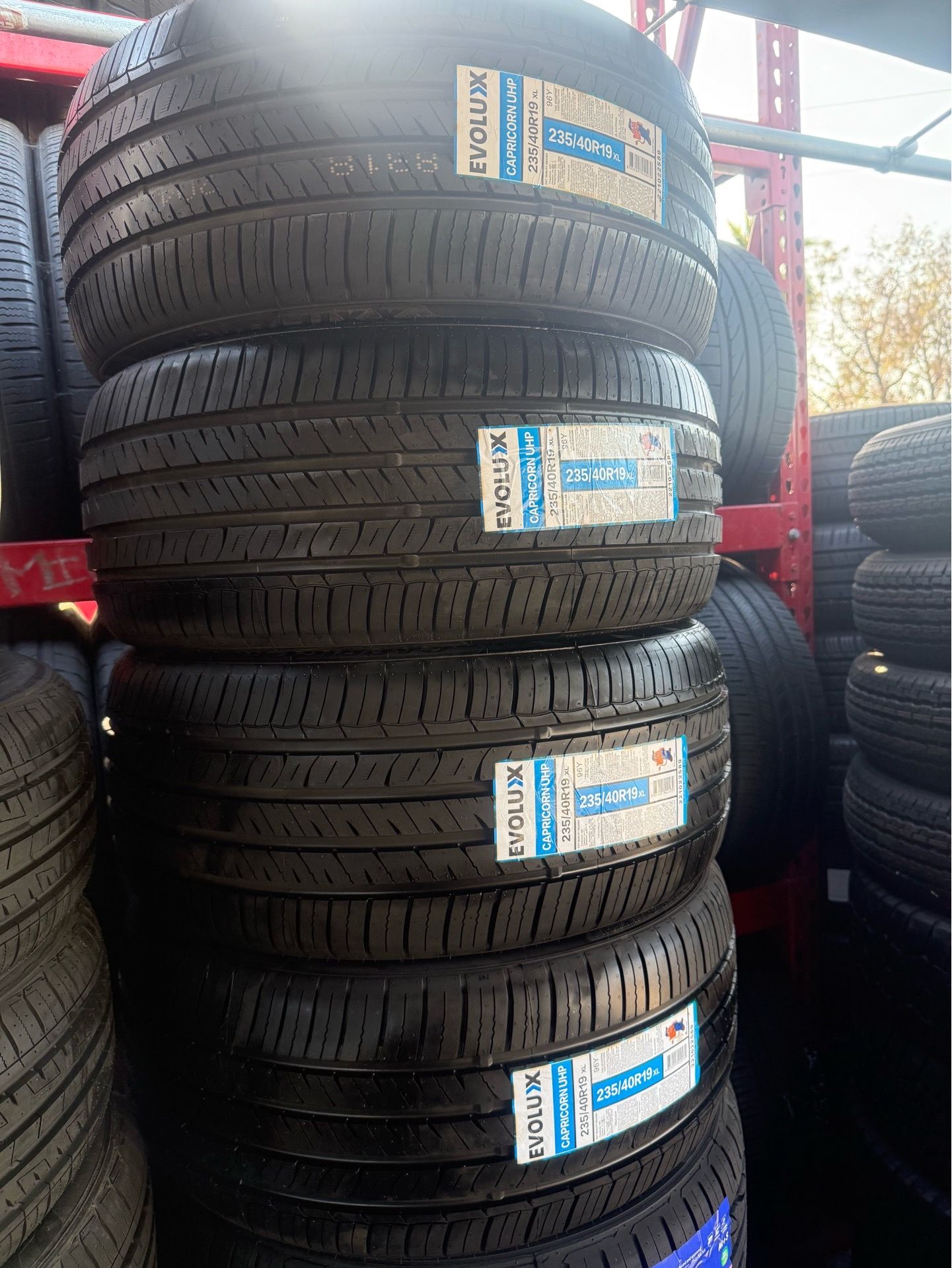 4 new tires 235/40r19 💵free installation and balance 50,000 miles warranty ‼️👌financing available