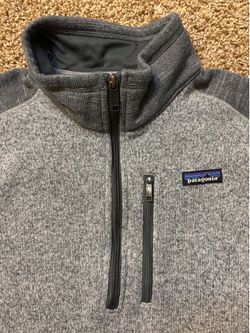 Patagonia Better Sweater Quarter Zip Fleece Pullover Jacket Size XXL Grey