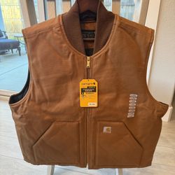 CARHARTT ICONIC V01 FIRM DUCK VEST BRAND NEW WITH TAGS