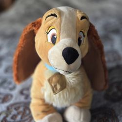 LADY and the Tramp Plush - Disney Store Stuffed Animal Toy Dog