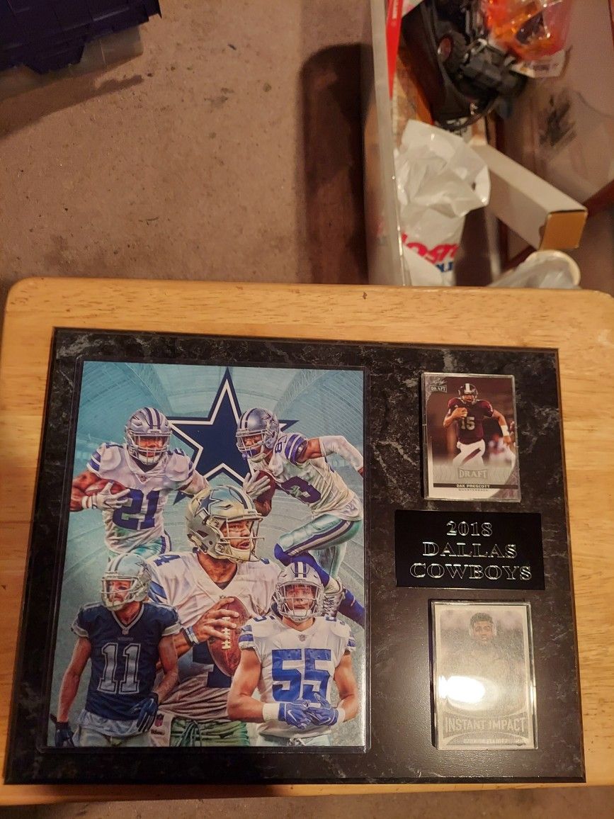 2018 Dallas Cowboys Plaque