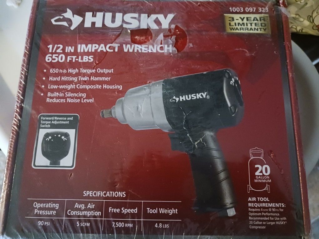 Husky 1/2" Impact Wrench