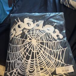 Black Sp5der hoodie adults medium