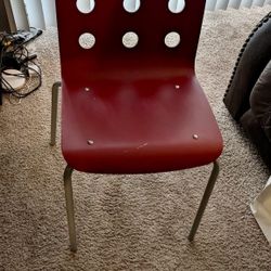 Red IKEA Chair 