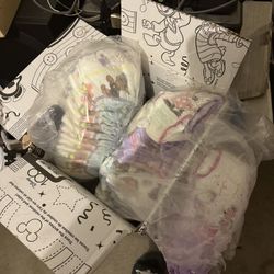Size 4 and 5 Diapers 