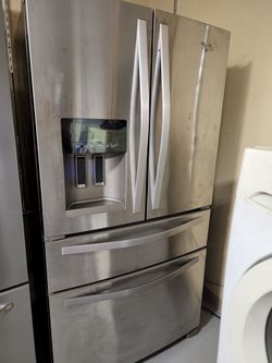 Whirlpool french door Stainless Steel Everything Works 60 Days Warranty Or Free Delivery 