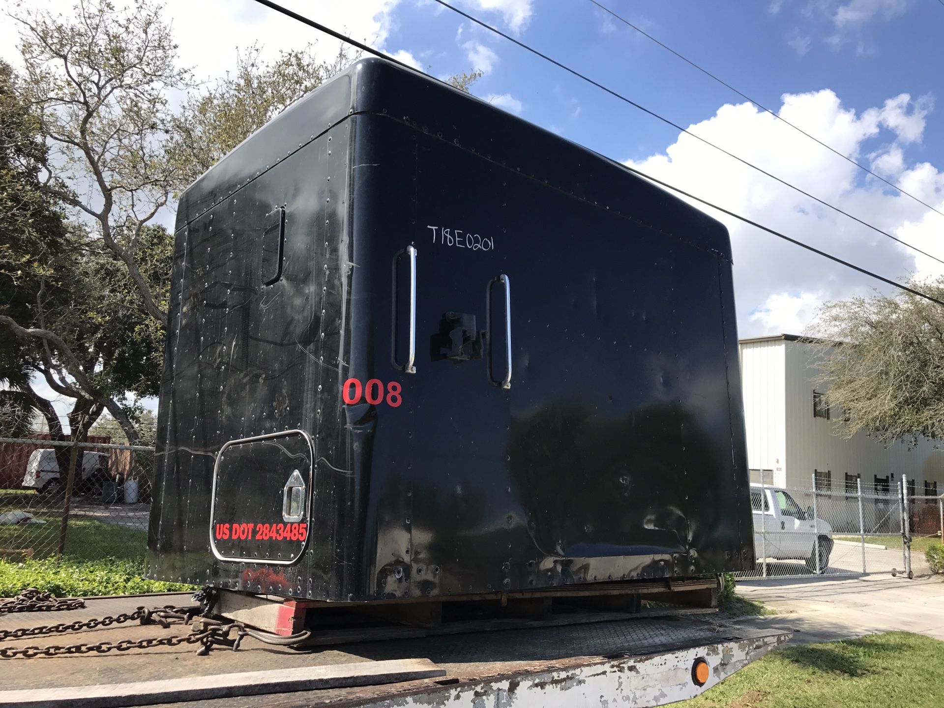 Peter built sleeper for rat rod hauler project