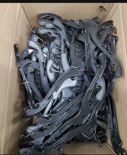 Black Plastic Hangers