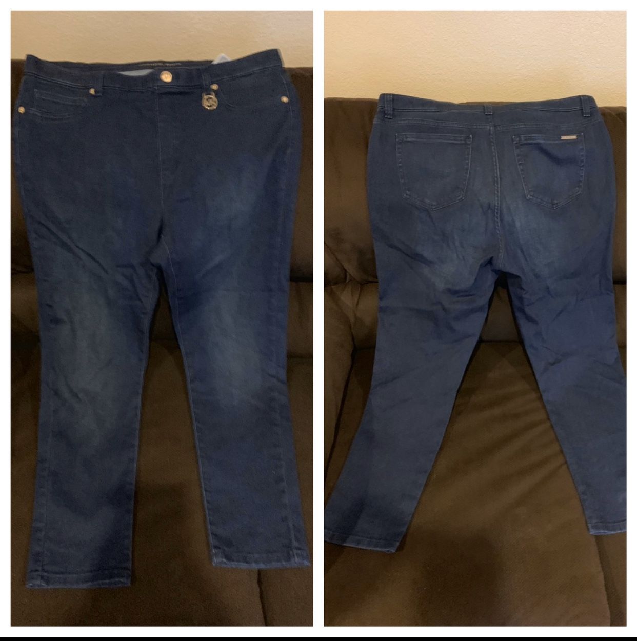 Blue Michael Kor Jeans Size 16 Used only once