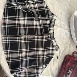 Plaid Checkered Skirt