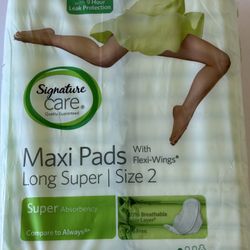 3 Packages Of Maxi Pads 32 In One Package