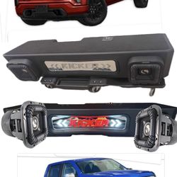POWERFUL KICKER SOLO X 8" SUBWOOFERS CUSTOM PORTED BOX SILVERADO SIERRA 2019-2025