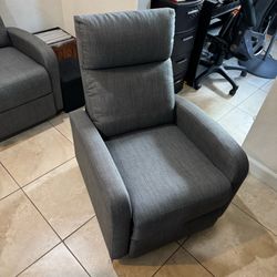 Gray Recliner Couch