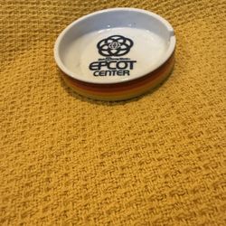Rare Vintage Walt Disney EPCOT Center 1982 Rainbow Ashtray original EPCOT Souviner