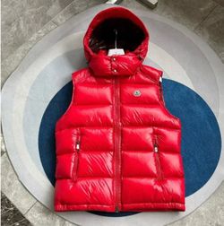 Moncler Red Puffer Vest