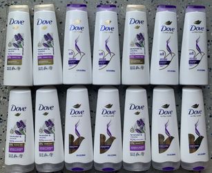 $5 For 1 Set Dove Shampoo + Conditioner 12oz Bottles