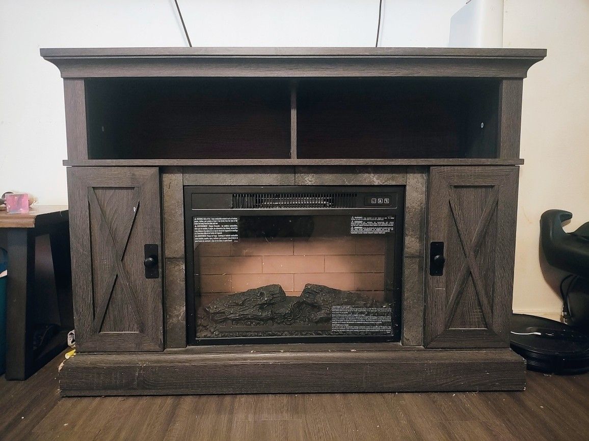 Fireplace TV Stand
