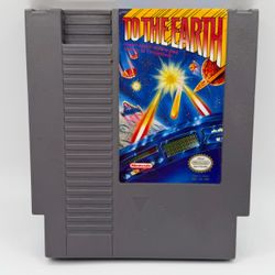 TO THE EARTH NINTENDO NES CARTRIDGE ONLY