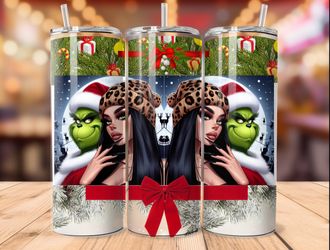 Grinch And Babe Tumbler 
