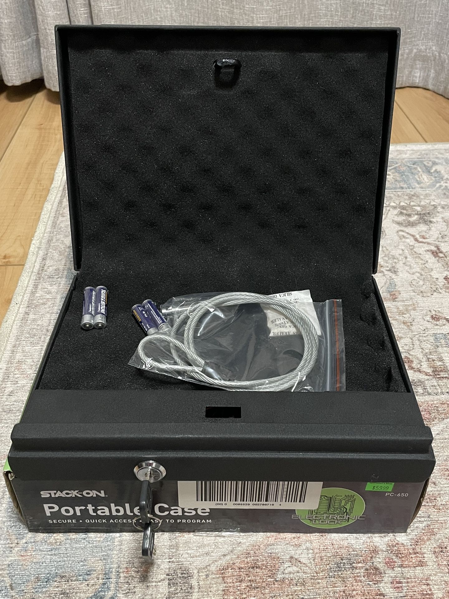 STACK-ON Portable Safe PC-650 With Electronic Lock